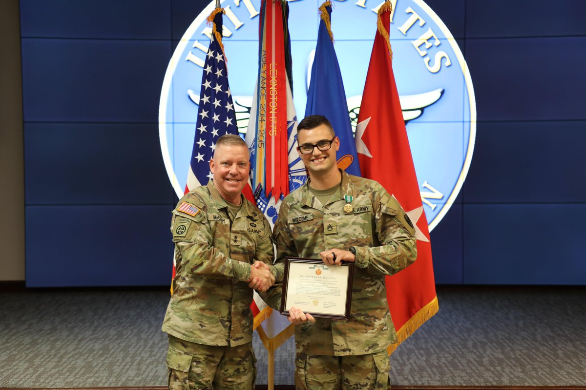 Thanks to SSG Joshua Welcome and family for their outstanding service while at @ftnovosel, and I know he will have a positive on the <a href="/USArmy/">U.S. Army</a> helping the next generation #BeAllYouCanBe!

#ArmyRecruiter
#BackboneOfTheArmy
