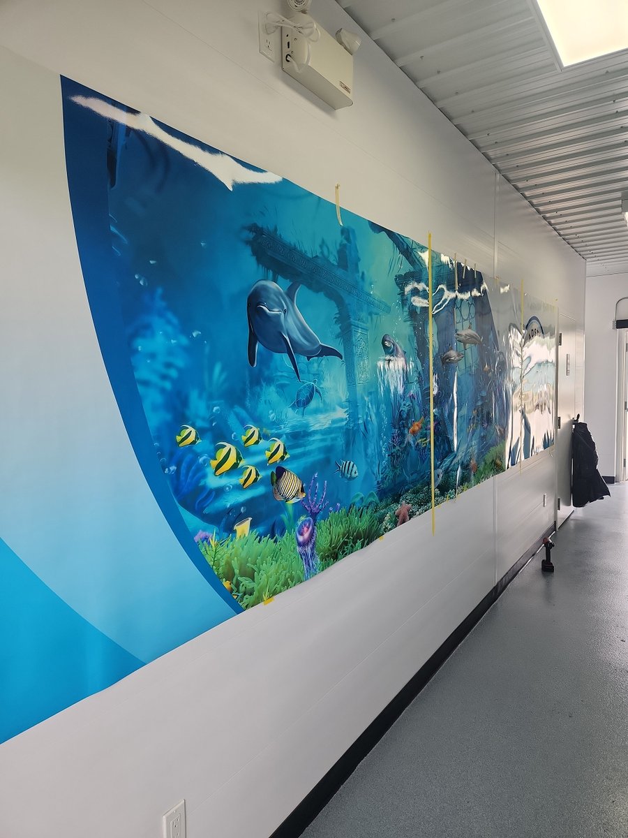 ProimageSigns1's tweet image. I always enjoy the unique projects. We designed, printed, and installed these eye-popping graphics, brightening up the walls and adding some fun!  #wallwraps