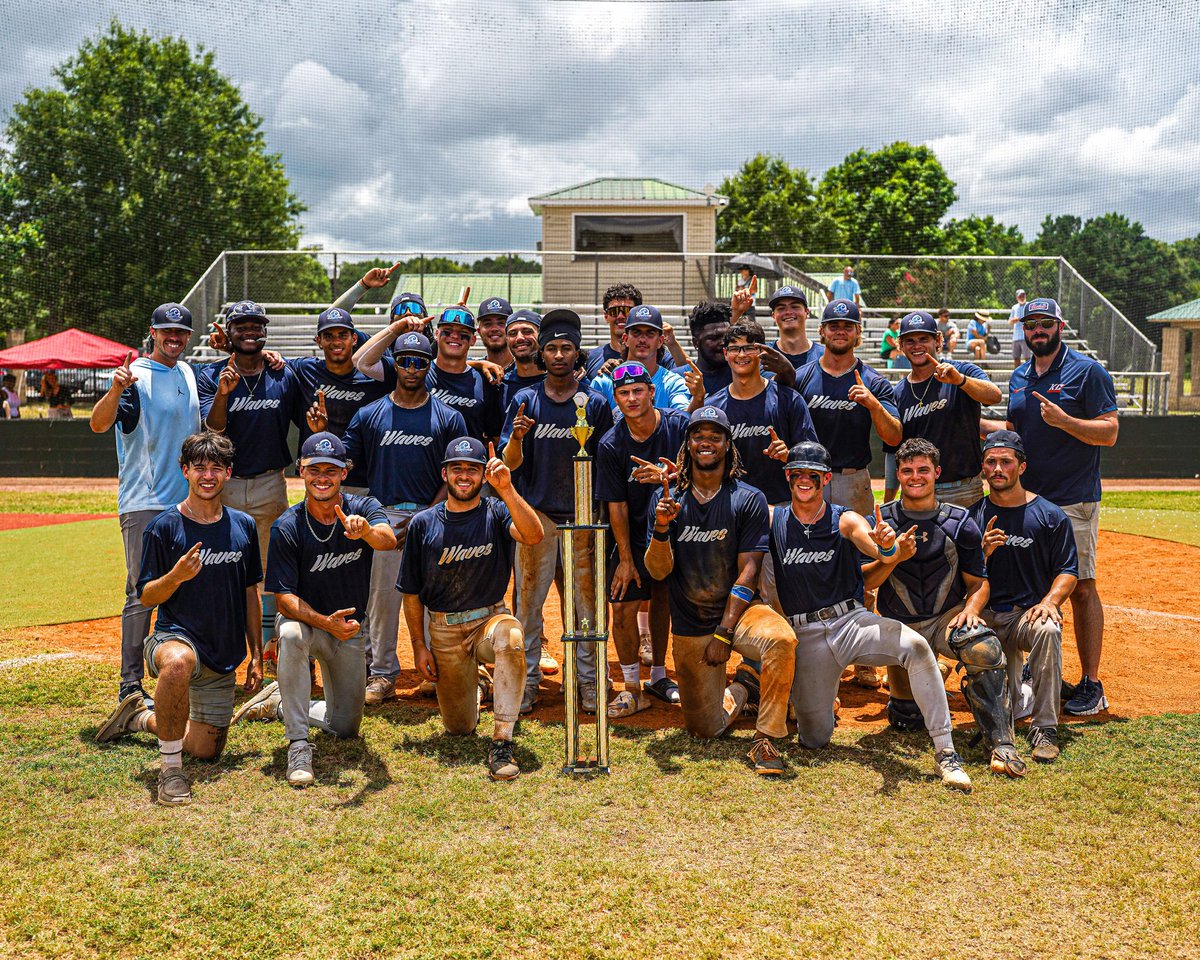 Your 2024 @BCBL2024 Champions 🏆

The Waccamaw Waves 🌊 
13-9 Overall Record