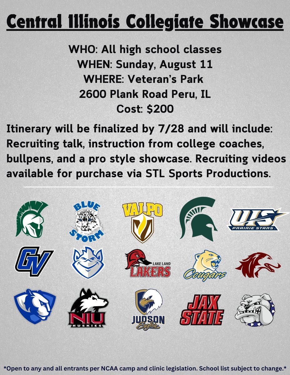 NL_Prospects's tweet image. Michigan State is 1 of 15 schools attending our August 11 showcase event. Michigan State is a D1 school that plays in the Big Ten. Just over 7 weeks away! Register here: bit.ly/shwcase24