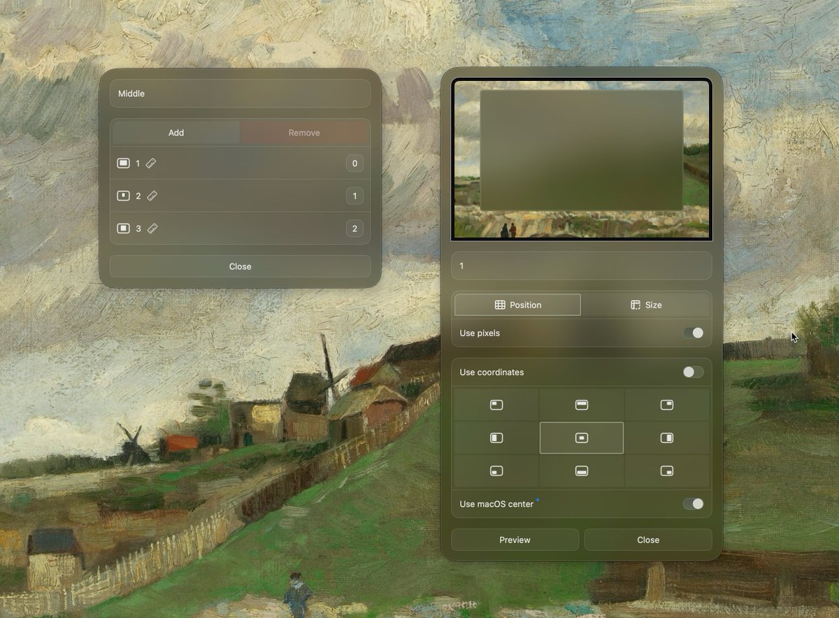 ⚪ Day Four

Something that may not be obvious at first glance; the border radii of our modals, not only are not always the same, but are actually rounder than the default macOS ones. All done for a consistent nested radius experience 🙃