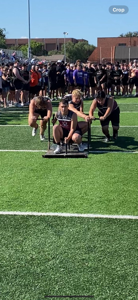 Bobsled push and Monster Sled State Linemen Challenge