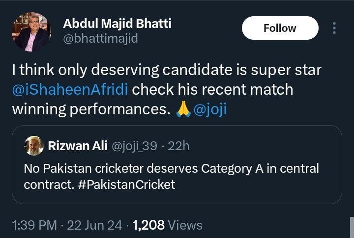 uroojjawed12's tweet photo. Chalty phirty lifafy
#Cricket #PakistanCricket #T20WorldCup24 https://t.co/uuJfX9enkm