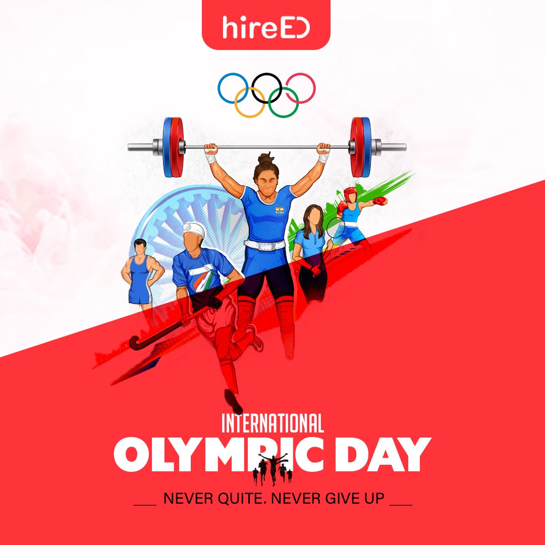 GetHireed's tweet photo. Celebrate the spirit of unity and athletic excellence this #InternationalOlympicDay! Let's honor the athletes who inspire us to push our limits and strive for greatness.
.
.
.
#OlympicDreams #SportForAll #OlympicDay #Inspire #OlympicSpirit #ChaseYourDreams #SportForAll #Olympics https://t.co/T1ImZ1nH6G