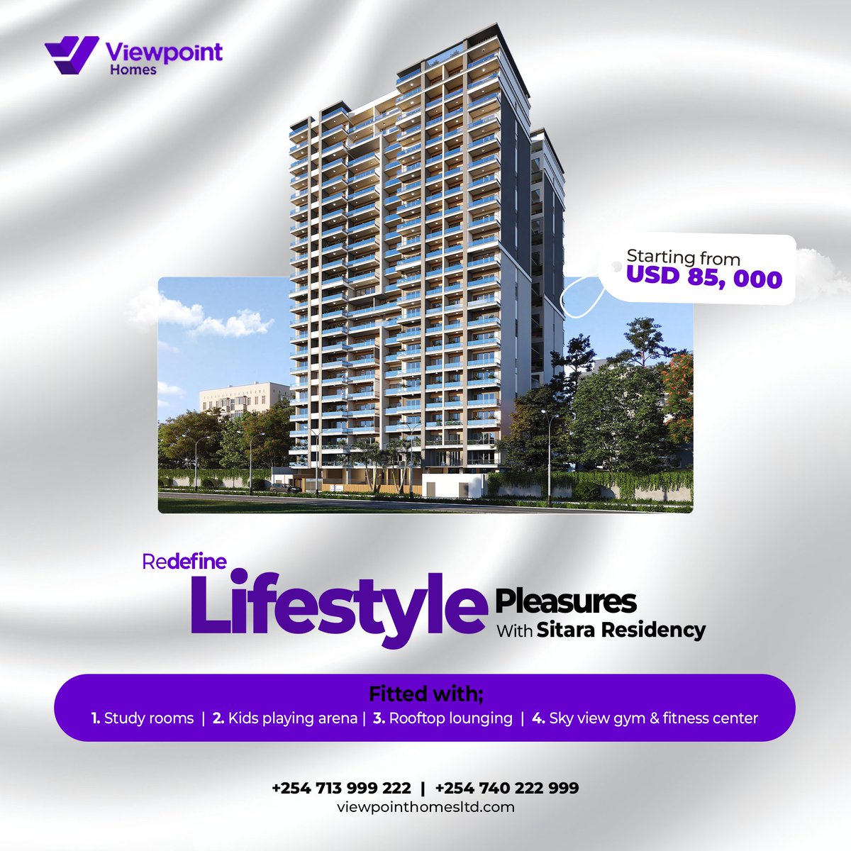 ViewPointHM's tweet photo. Situated in a quiet neighborhood on 6th Parklands Avenue this home offers the perfect blend of tranquility and convenience.
2, 3 &amp; 4 Bed + DSQ Apartments | STARTING USD $85,000
Call Us: 0713 999 222/ 0740 222 999
🌐 https://t.co/PtnZnGmLIR
#realestate #home #property #investment https://t.co/RB2FuZtON6