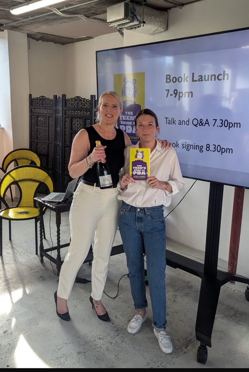 LauraKerbey's tweet image. Thank you to everyone who joined @_MissingTheMark & I at our book launch last night. We are both so grateful for your support and for making “The Teen’s Guide to PDA” an Amazon Best Seller already! Available now via @JKPBooks