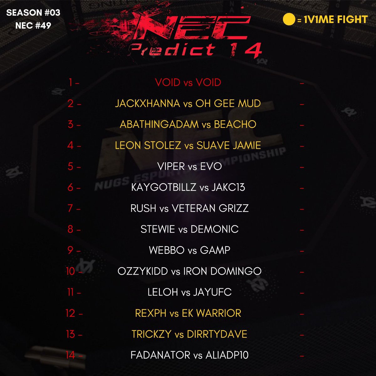 nugsau.com/events/games-g…

 🎉 Get ready to unlock the mystery! Predict 14 match-ups correctly and win big! 🏆 Your prize could range from exclusive NEC merchandise to cash prizes up to £50 or even NUGS cryptocurrency! 🌟 Dive in, predict, and let the fun begin! 🎁 #PredictToWin