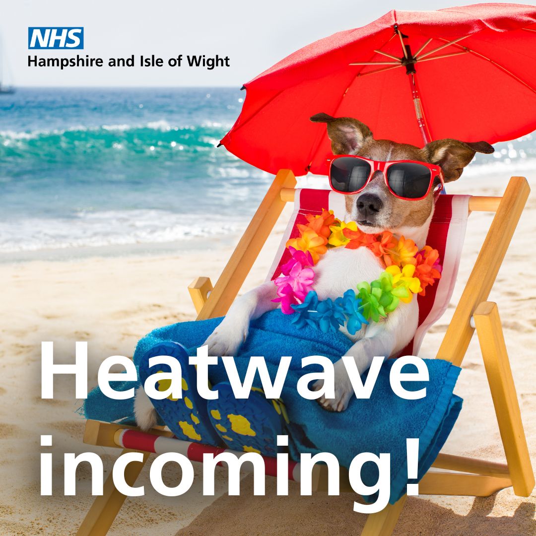 The Met Office has declared a heat health alert for the South East from 24 June to 27 June.

Increased temperatures can be a risk to health, especially older people, the very young and people with pre-existing conditions, so please take extra care over the next couple days. 🌞