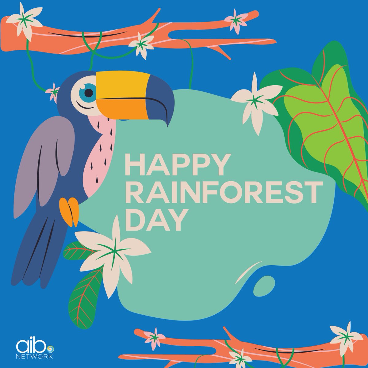 🌿Happy Rainforest Day! Let's celebrate the biodiversity &amp; essential ecosystems of rainforests. Support conservation, reduce your carbon footprint, &amp; spread the word about the value of rainforests. 🌳#RainforestDay #Biodiversity #Conservation #SaveOurRainforests #watchAIBtv