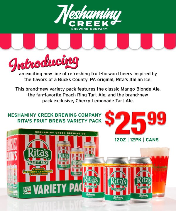 Refreshing Brews For The Heat! <a href="/NCBCBeer/">Neshaminy Creek Brewing Co</a> #summertime #fruitbrew