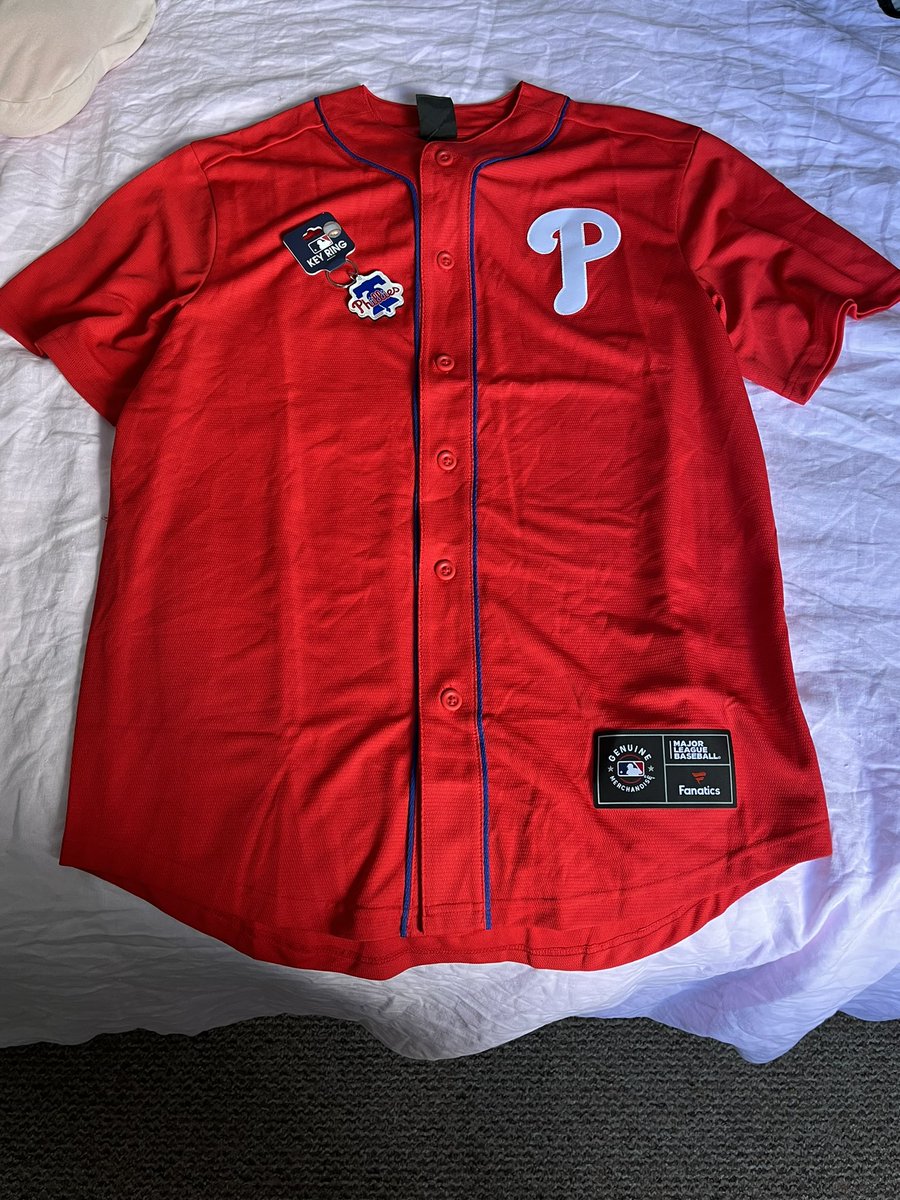 Bat Flips and Nerds (@batflips_nerds) on Twitter photo 🚨COMPETITION🚨
We have a SUPER LIMITED <a href="/Fanatics/">Fanatics</a> special #LondonSeries edition <a href="/Phillies/">Philadelphia Phillies</a> jersey to GIVE AWAY!
To WIN:
✅ FOLLOW <a href="/batflips_nerds/">Bat Flips and Nerds</a>
🔁 REPOST this message
❤️ LIKE this message
👇REPLY below to tell a friend
#RingtheBell
Winner chosen Wednesday 26 June 🚨COMPETITION🚨
We have a SUPER LIMITED <a href="/Fanatics/">Fanatics</a> special #LondonSeries edition <a href="/Phillies/">Philadelphia Phillies</a> jersey to GIVE AWAY!
To WIN:
✅ FOLLOW <a href="/batflips_nerds/">Bat Flips and Nerds</a>
🔁 REPOST this message
❤️ LIKE this message
👇REPLY below to tell a friend
#RingtheBell
Winner chosen Wednesday 26 June