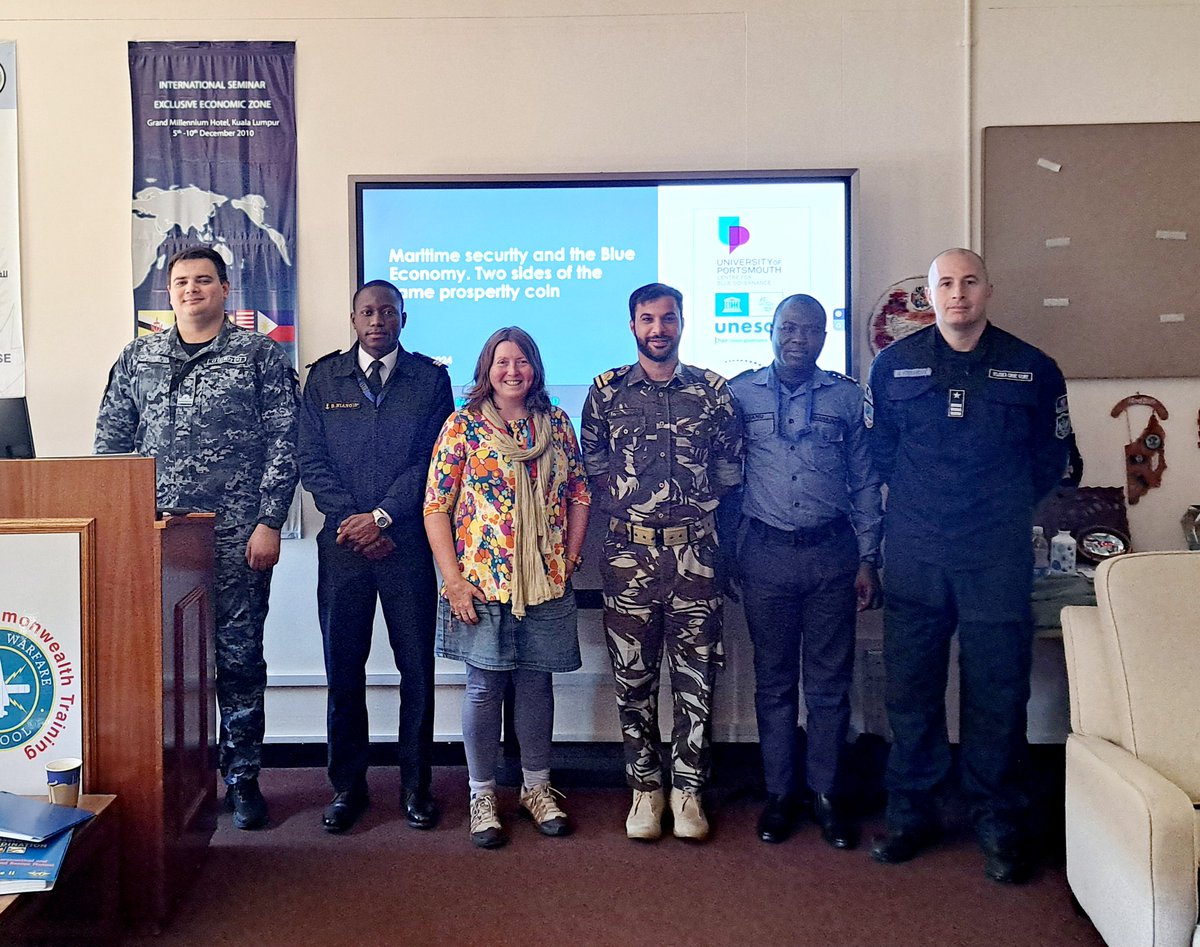 Sophie Quintin, PhD (@sophie_quintin) on Twitter photo Enjoyed teaching <a href="/RoyalNavy/">Royal Navy</a> HMS Collingwood on the EEZ course focusing on the #maritimesecurity #blueecononomy intersection. π‘π exchanging with naval officers from πΊπ¦πΈπ³π΄π²π¬ππ²πͺ
βοΈ
<a href="/blue_centre/">Centre for Blue Governance</a> <a href="/portsmouthuni/">University of Portsmouth</a> <a href="/UoPBusiness/">UoP Business and Law</a> <a href="/embassene_uk/">Senegalese Embassy UK</a> <a href="/UKDA_Dakar/">SPM Hobson</a> <a href="/UKinSenegal/">UK in Senegal π¬π§-πΈπ³</a> <a href="/MarineNation_SN/">Marine nationale sΓ©nΓ©galaise</a> Enjoyed teaching <a href="/RoyalNavy/">Royal Navy</a> HMS Collingwood on the EEZ course focusing on the #maritimesecurity #blueecononomy intersection. π‘π exchanging with naval officers from πΊπ¦πΈπ³π΄π²π¬ππ²πͺ
βοΈ
<a href="/blue_centre/">Centre for Blue Governance</a> <a href="/portsmouthuni/">University of Portsmouth</a> <a href="/UoPBusiness/">UoP Business and Law</a> <a href="/embassene_uk/">Senegalese Embassy UK</a> <a href="/UKDA_Dakar/">SPM Hobson</a> <a href="/UKinSenegal/">UK in Senegal π¬π§-πΈπ³</a> <a href="/MarineNation_SN/">Marine nationale sΓ©nΓ©galaise</a>