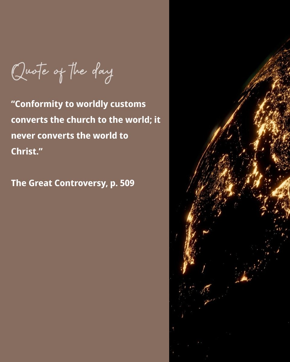 To be true witnesses for Christ, we must stay true to the Word of God.

To learn more:
greatcontroversyproject.org