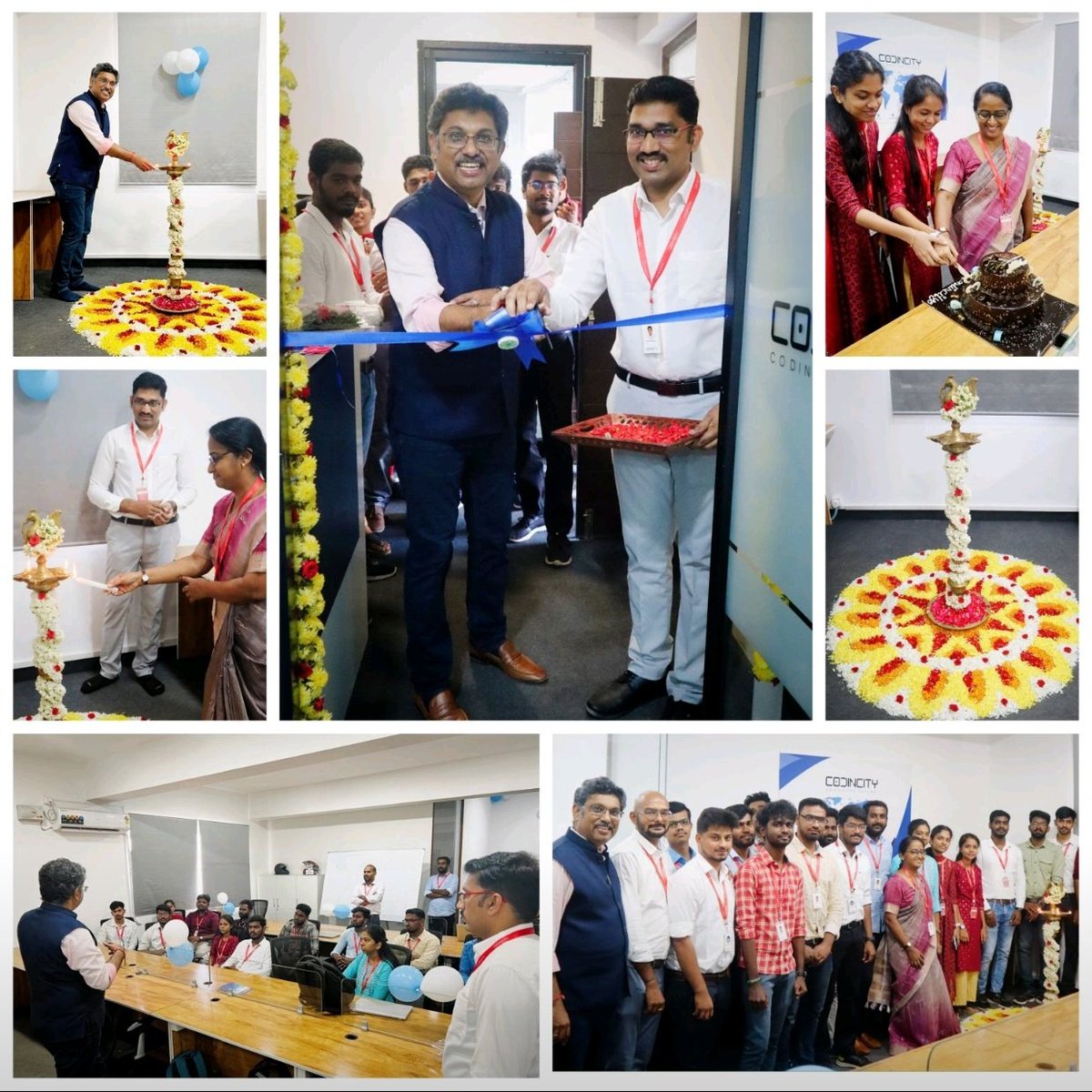 tweetKishorec's tweet image. Codincity - IT &amp;amp; Services opens its new Office in Coimbatore.