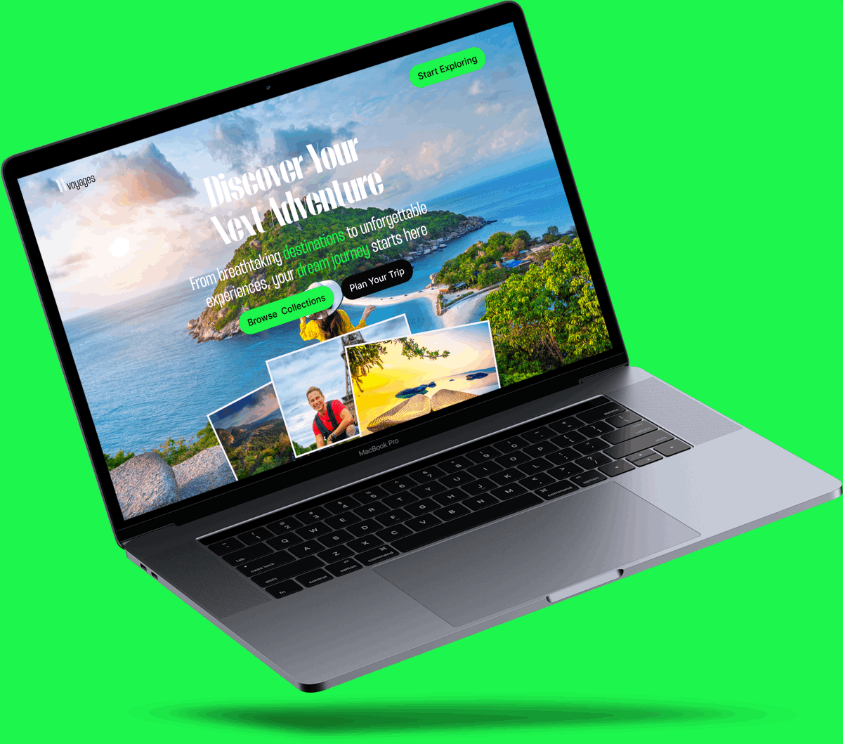 iamlilsunky's tweet photo. Day 2: A Hero Section Design for a Tourism Agency called Wanderlust Voyages, what do you think?
N.B: This was designed using one of @leyeConnect Above the fold figma file
#uidesign #exploration #herosections #figma https://t.co/rmQUASMbqN