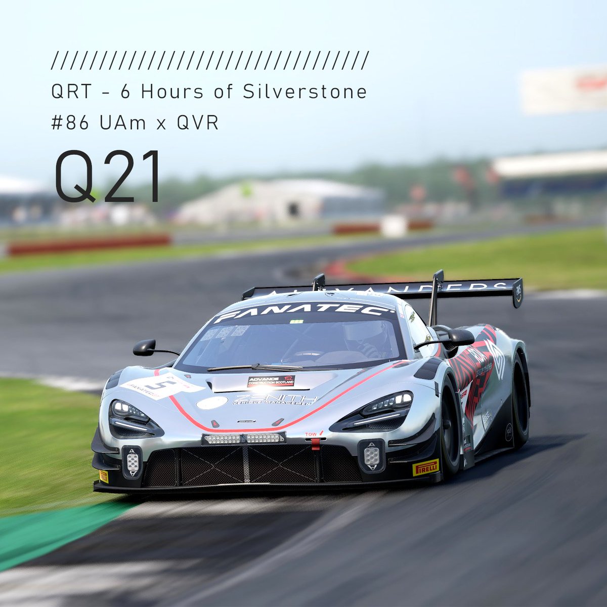 We qualified P21 in a wet quali only drying up at the very end of the session. 

Now into the race after an incident on lap 2 we are driving on P22 after the first full hour.