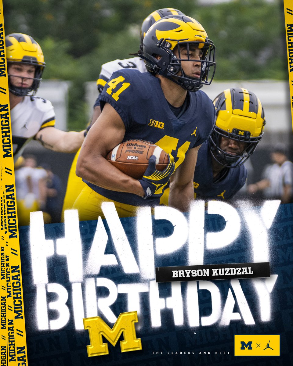 Happy Birthday to <a href="/BrysonKuzdzal/">Bryson Kuzdzal</a> ! Hope it is a great one! #GoBlue🔵