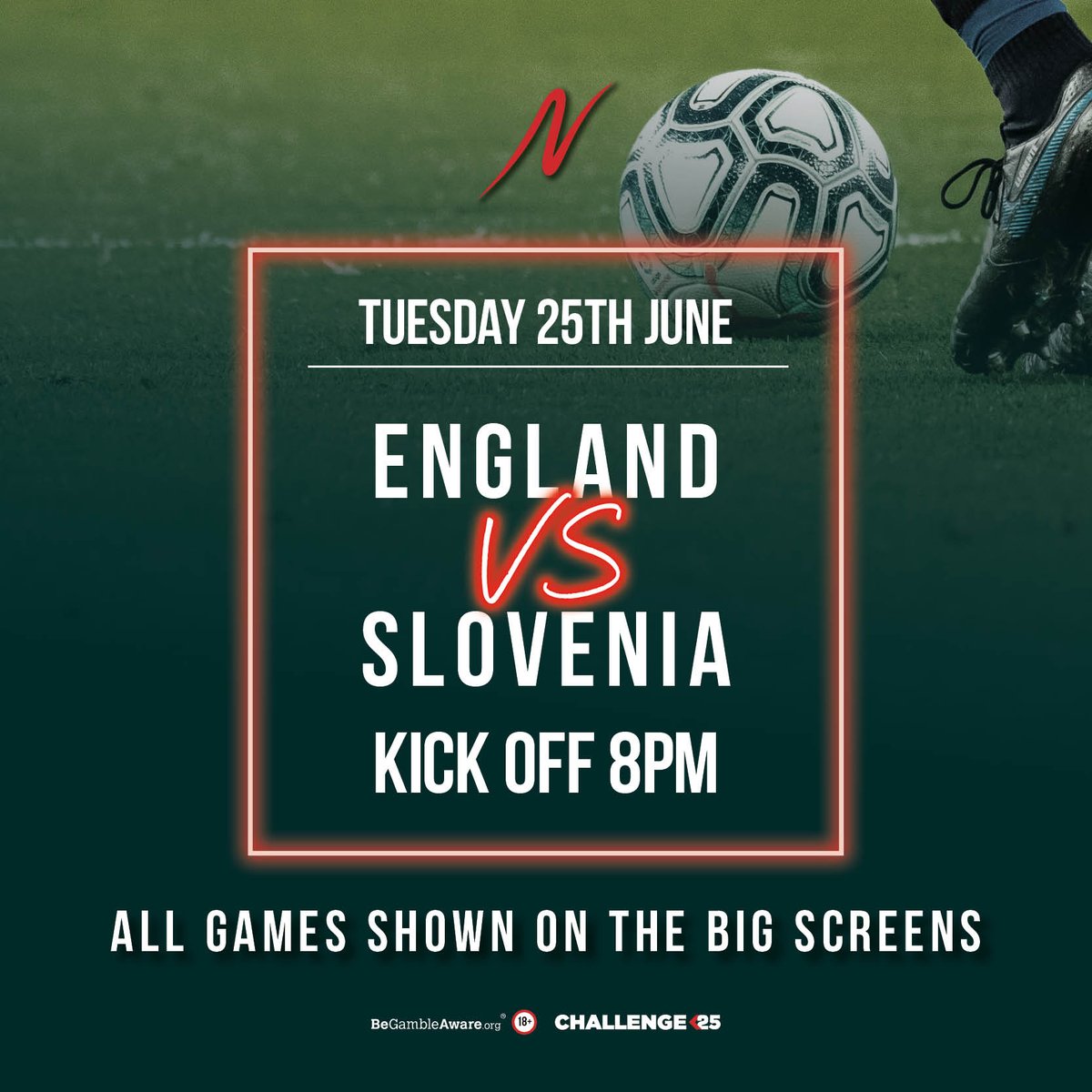 3 days until the boys are back! ⚽ 

Do you know what's the perfect match pairing? A burger, beer, and £5 casino bet for just £16 👀 🙌🏼