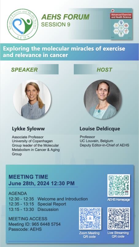 For all interested in cancer and exercise, a free webinar will be given this Friday at 12.30pm Brussels time by a wonderful colleague! Spread the information!