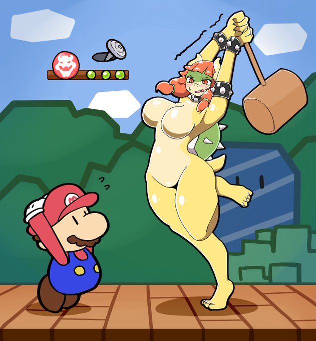 対決!ドロシー ハンマータイム!
Hammer TIME Dorothy!!

ハンマーをつかって攻撃するドロシー、アクションを決めてマリオにダメージを与えよう!
全てはクッパ様のために!!

Dorothy,use hammer for attack Mario, do good action then damage increase!!
All for Lord Bowser!! 