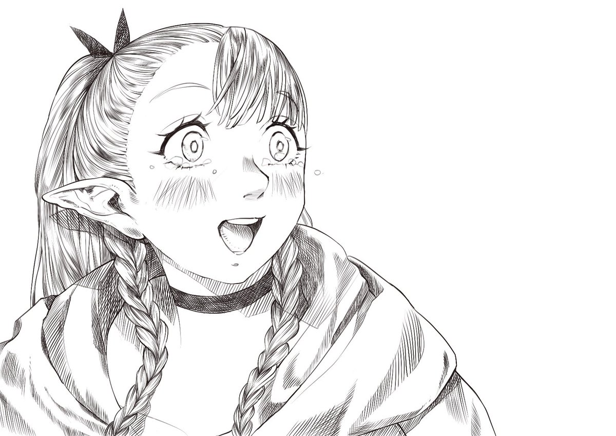 MerrYWiz's tweet photo. Marcille fanart by MERRYWIZ

#deliciousindungeon
#DungeonMeshi
#marcille 
#ダンジョン飯 https://t.co/JFC12XxyMG