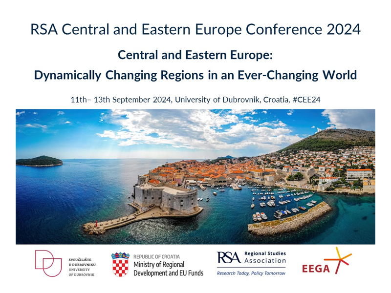 Regional Studies Association (@regstud) on Twitter photo ⏱️ Registration is open for #CEE24 taking place 11-13 Sept <a href="/UNIDUcro/">Dubrovnik University</a>
Early Bird Rates until: 28 June 2024
For more info and to register: bit.ly/cee24
🔁🌟🏖️ ⏱️ Registration is open for #CEE24 taking place 11-13 Sept <a href="/UNIDUcro/">Dubrovnik University</a>
Early Bird Rates until: 28 June 2024
For more info and to register: bit.ly/cee24
🔁🌟🏖️