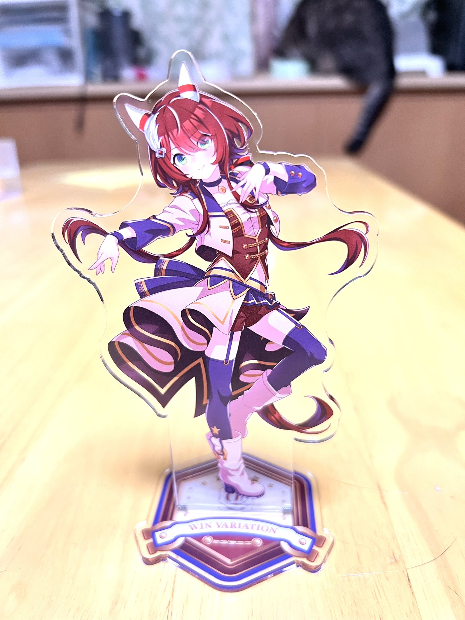 ウマ娘 ウインバリアシオン 公式応援タオル アクリルスタンド 缶