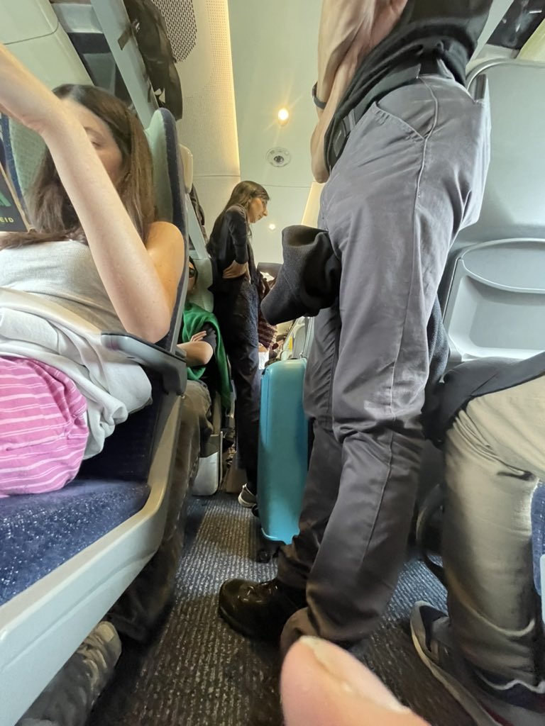 No seats - sat on the floor, no WiFi, no food, I’m late due to two cancelled trains, only constant is the full price tickets. <a href="/avanti/">Jake AVANTI</a> #notgoodenough