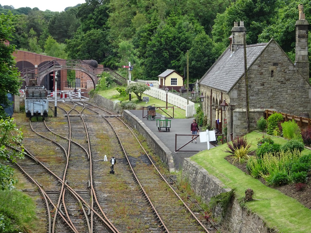 Great day off last week <a href="/Beamish_Museum/">Beamish Museum</a> , can't resist a station!
