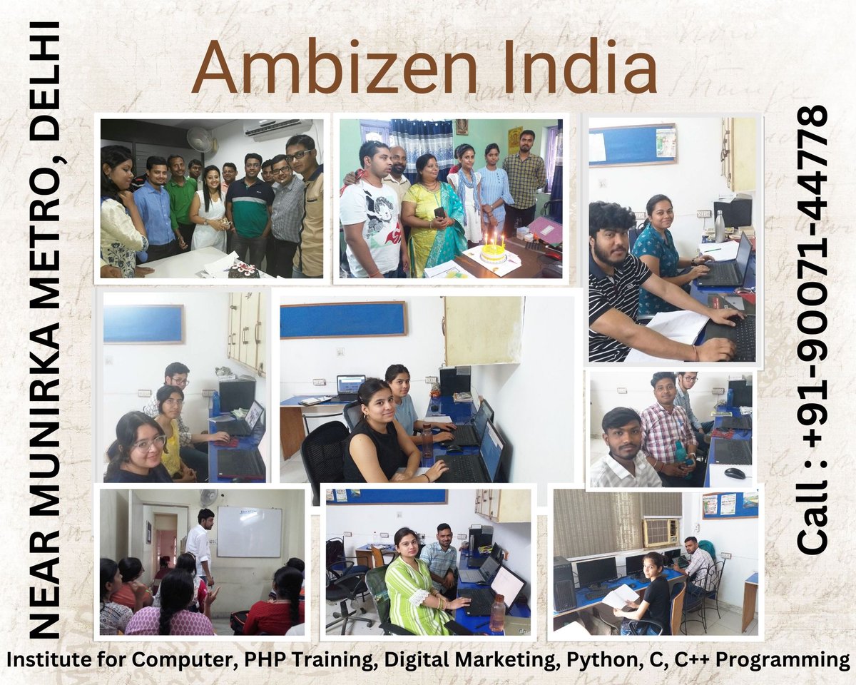 santosh06it's tweet image. #codingClassesNearMe #codingClassesDelhi #codingClassesForKidsDelhi #codingClassesForKidsNearMe #codingClassesNearMeWithFees
#codingClassesNearMeForBeginners #codingCourseNearMe #codingClassesForCollageStudentsMotiBaghDelhi
Mobile+Whatsapp : +919007144778