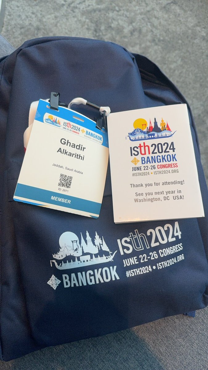 So excited to attend the #ISTH2024 congress in Bangkok! #ISTHEarlyCareer