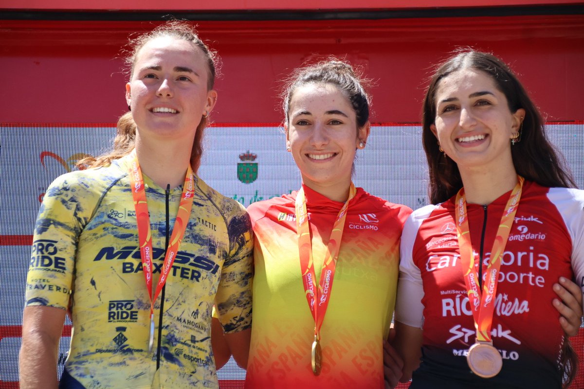 🚴‍♀️Èxit balear al Campionat d'Espanya de ciclisme en ruta

Absolut
🥈<a href="/yuraniblanco/">Yurani Blanco</a> 
🥉<a href="/mavi_at/">MAVI GARCIA</a> 

Sub-23 
🥉<a href="/marinagarau_/">Marina Garau</a>
