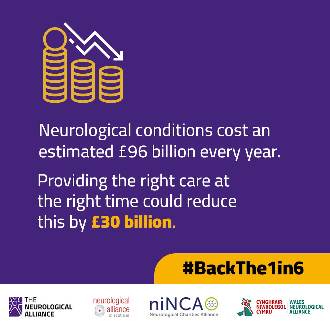 Improving access to existing neuro treatments, care and support could save the UK economy £30 billion a year, but not everyone can access them. Ask your election candidates to become a #NeuroChampion. Contact them now using our easy e-action here bit.ly/NeuroChampion.