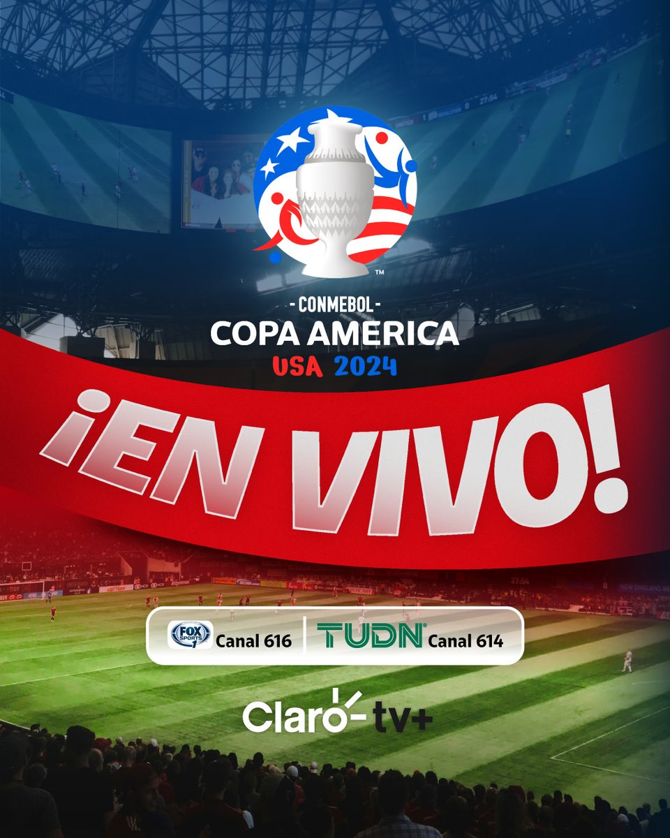 clarotodo's tweet photo. ⚽🥅 ¡Un festín de fútbol por Clarotv+! Chequea aquí el calendario de los juegos de la Copa América🏆🌎, en directo por Fox Sports 1 canal 616, Fox canal 20 o TUDN canal 614. #fútbol #somosfans https://t.co/ceeX4scLbT