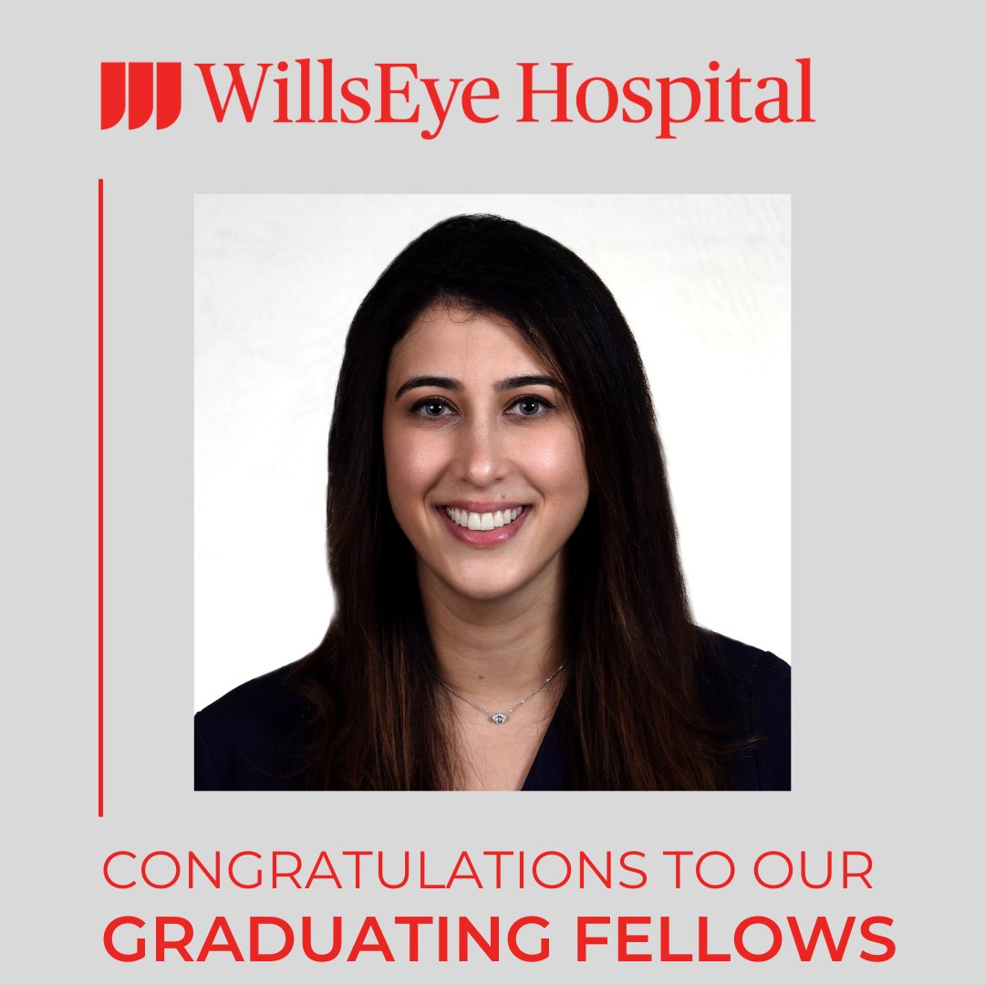 Graduation Spotlight: Karine Shebaclo

Congratulations on completing your Oculoplastics Fellowship, Karine!