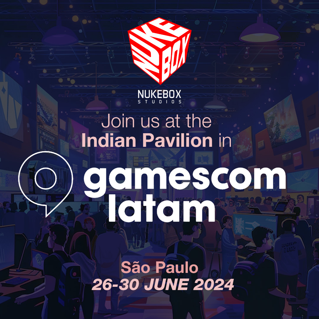 Nukebox Studios (@nukeboxstudios) on Twitter photo #NukeboxStudios is heading to #Gamescom #latam 2024 in São Paulo, Brazil! 🎮✨
Catch us at the Indian Pavilion from June 26-30! Our founder, <a href="/Subir_A/">Subir Agrawal</a> , will be there, ready to meet and partner with gaming enthusiasts, industry pros, and publishers. #NukeboxStudios is heading to #Gamescom #latam 2024 in São Paulo, Brazil! 🎮✨
Catch us at the Indian Pavilion from June 26-30! Our founder, <a href="/Subir_A/">Subir Agrawal</a> , will be there, ready to meet and partner with gaming enthusiasts, industry pros, and publishers.