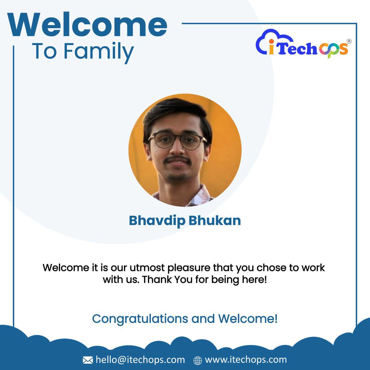 InfoTechOps's tweet photo. Hey there!
Welcome to the team
It's Great to have you as a part of the team we're going to reach new heights together.
#DevOps #devsecops #dockers #awscloud #itechops #customsoftware #itcompany #ahmedabad #azure #startupindia #OpenShift #cloudcomputing https://t.co/iEgjM0QGbU