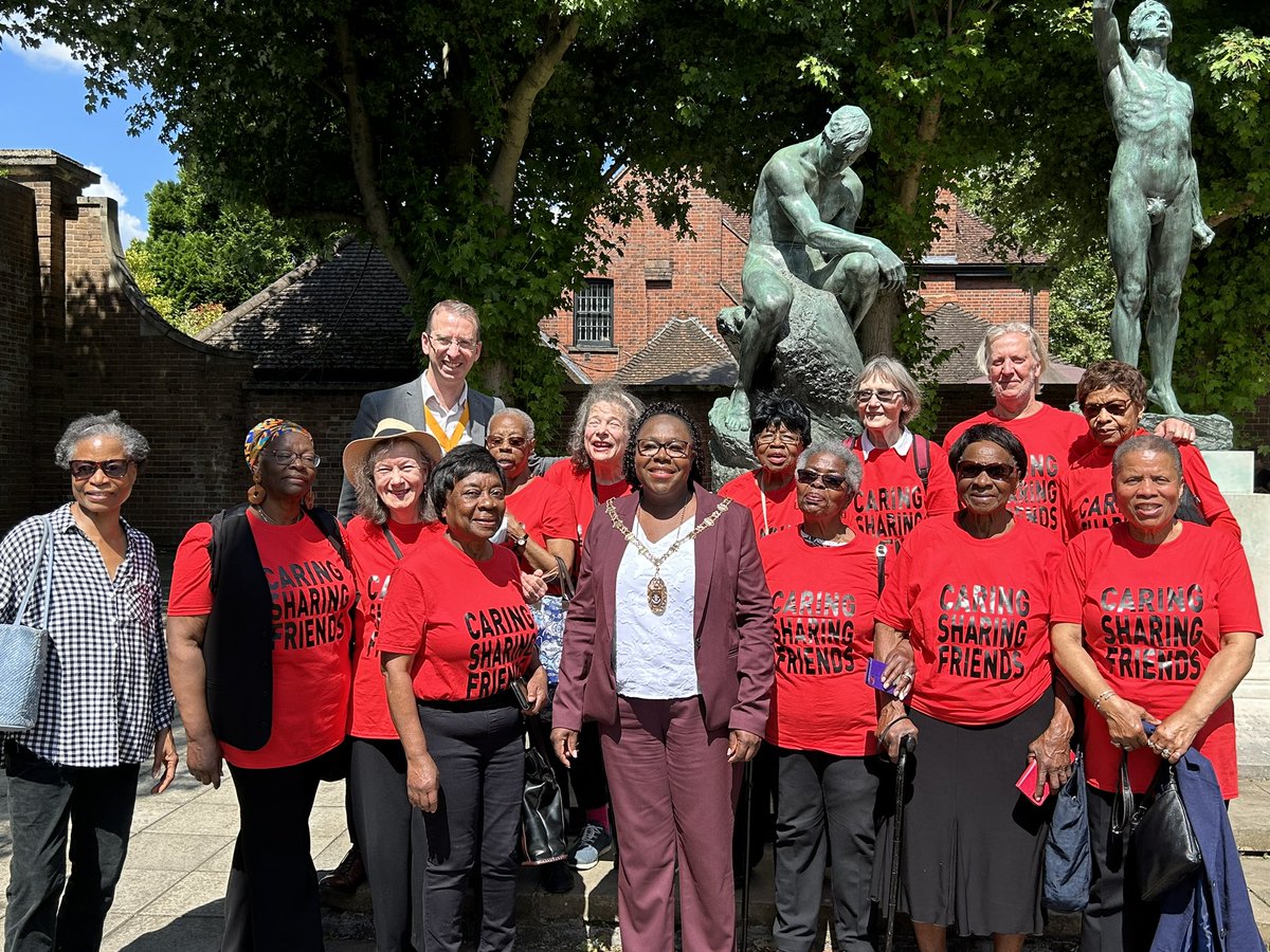 A True Honour for the Cast to Meet the Legendary Footballer #LutherBlissett OBE DL who played for <a href="/WatfordFC/">Watford Football Club</a> <a href="/England/">England</a> &amp; <a href="/acmilan/">AC Milan</a> We Gathered To Celebrate “Windrush Day” in Watford. The Contribution Our Parents Made to Rebuild Britain is Evident Everywhere…EVERYWHERE YOU LOOK!!