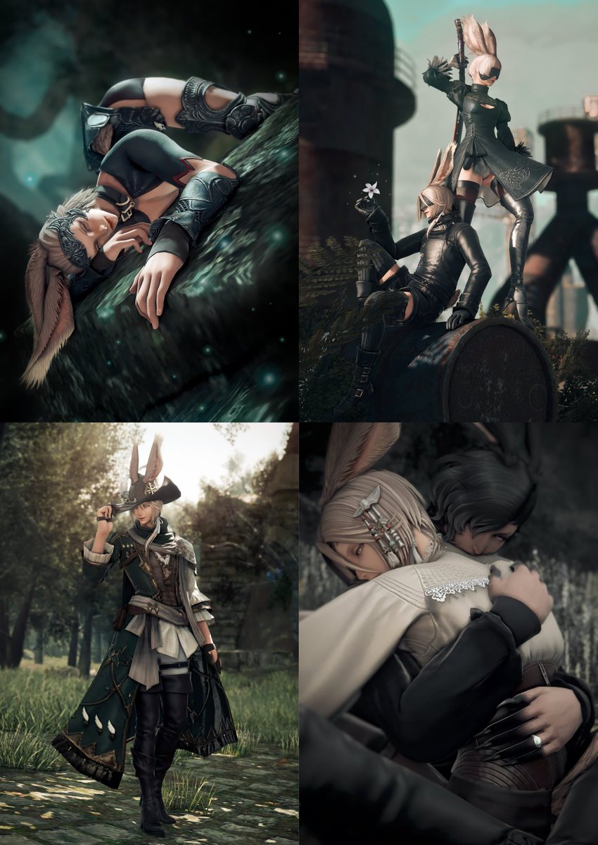 My favorite Gposes so far this year, pre-Dawntrail graphical update.

#ffxiv