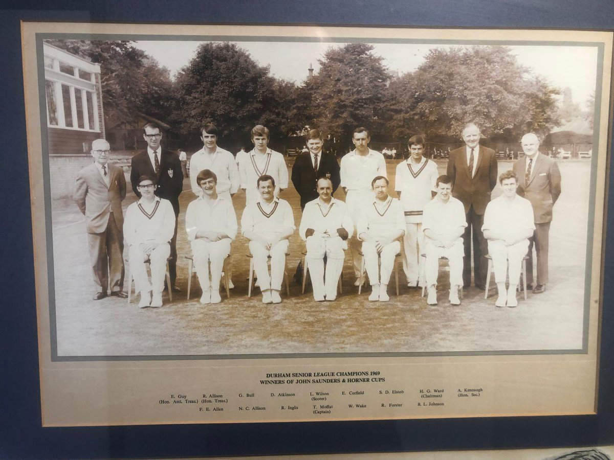 clscricketclub's tweet image. Great to see 94 year old  Tom Moffat MBE at Ropery Lane today watching the Keets first team play Tynemouth. Tom was captain of the successful 1969 team which won the Durham Senior League, John Saunders and Horner Cups.