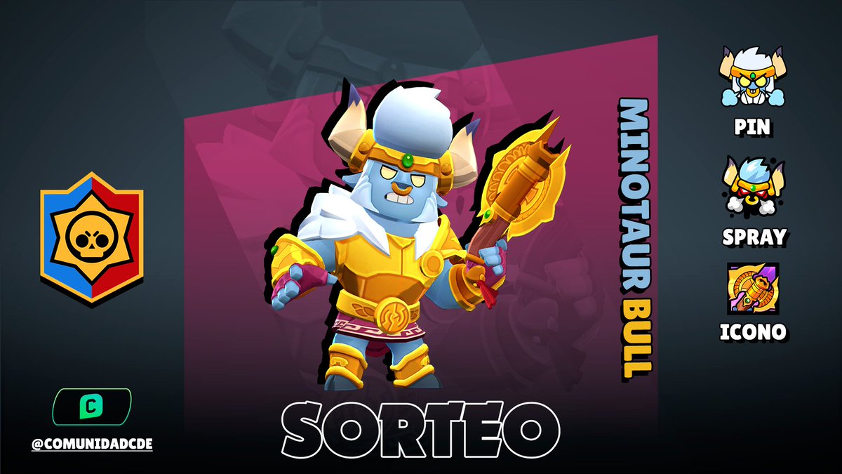 ComunidadCDE's tweet image. 🎁｜#MinotaurBullGiveaway

✅｜REQUISITOS

☑️ 👤➕︰@ComunidadCDE
☑️ 🔁・♥️

✳️｜OPCIONAL

🔘 👤➕︰tiktok.com/@comunidadcde

📆｜RESULTADOS

🗓️︰5 de julio
⏰︰3:00 PM 🇲🇽・10:00 PM 🇪🇸

#️⃣｜#BrawlStars #BrawlTalk