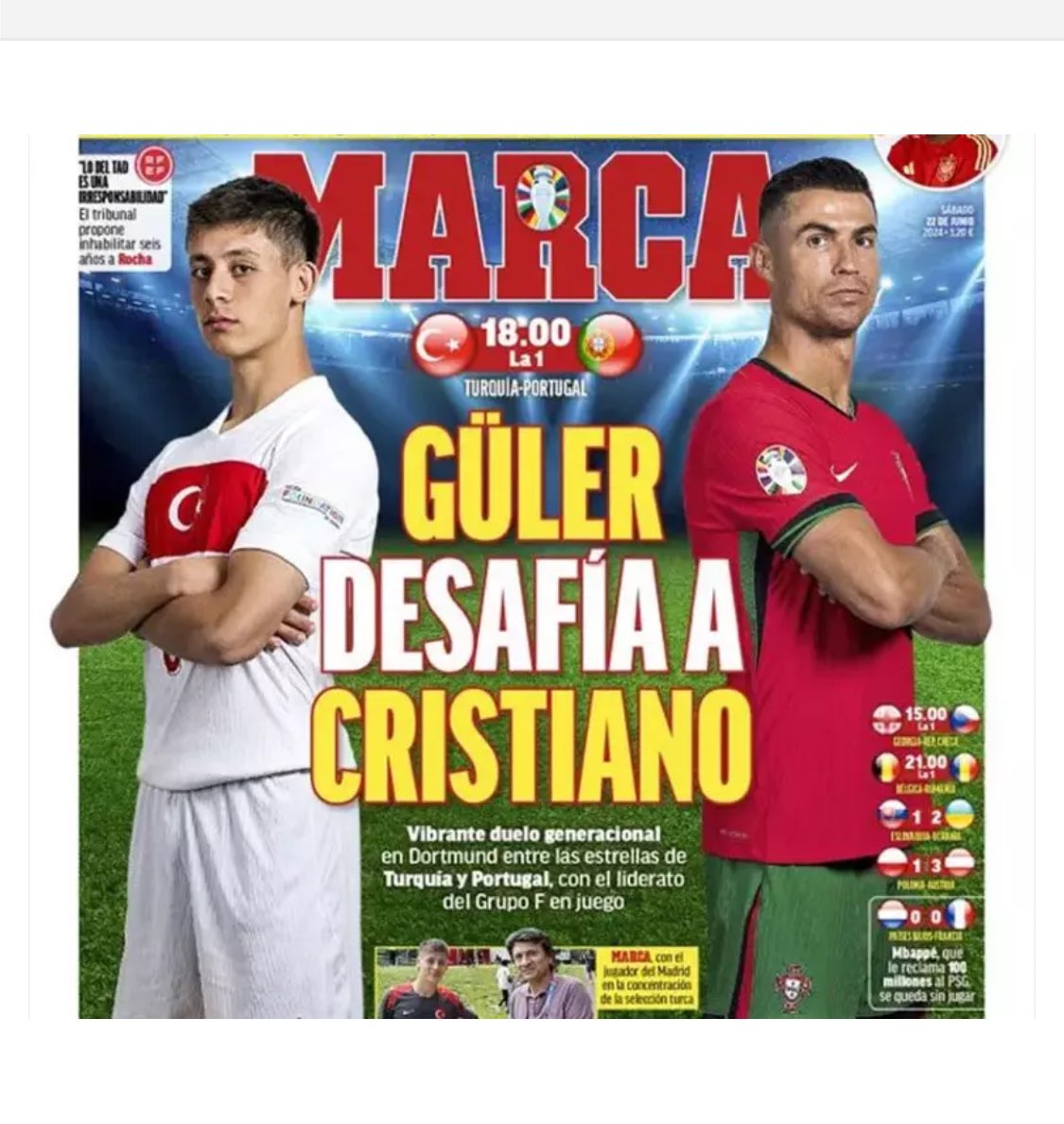 Arda Avrupa basınında manşette milli takımda  istirahatli