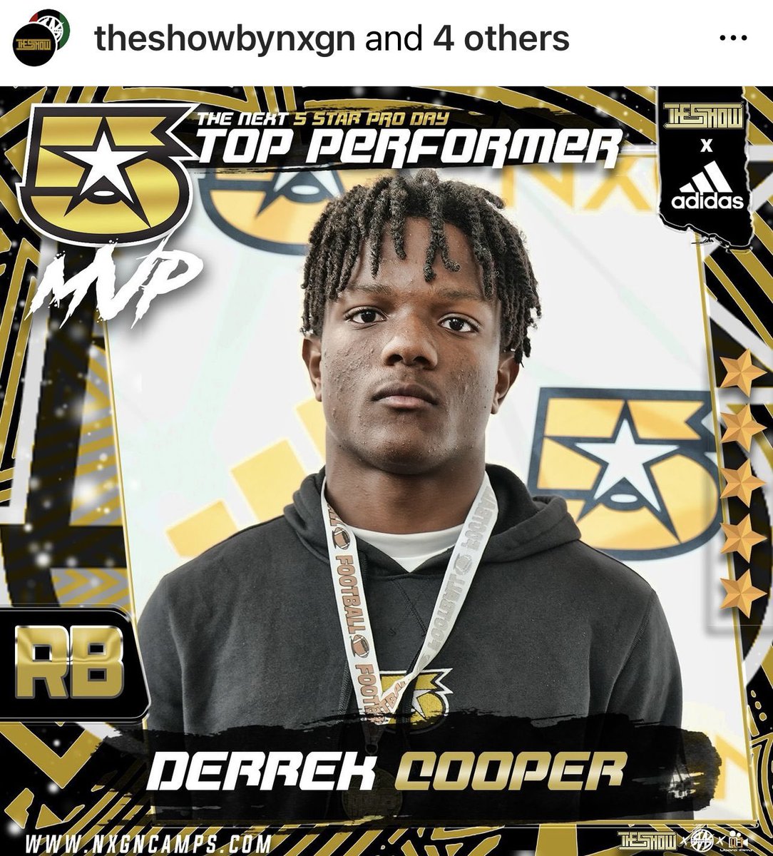 D-VERSATILE!!! MVP at TOP PERFORMER CAMP it Isn't Anything That <a href="/DerrekCooper80/">Derrek Cooper</a> Can't Do the Most VERSATILE ATHLETE IN 2026 CLASS ‼️<a href="/305Sportss/">305 Sports</a> <a href="/on3/"></a> <a href="/espn/">ESPN</a> <a href="/Rivals/">Rivals</a>