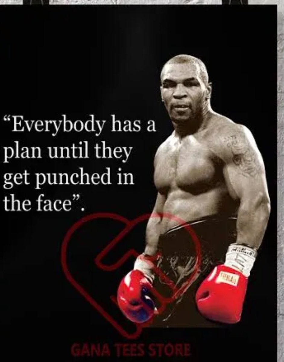 A Mike Tyson quote that applies to trading crypto
