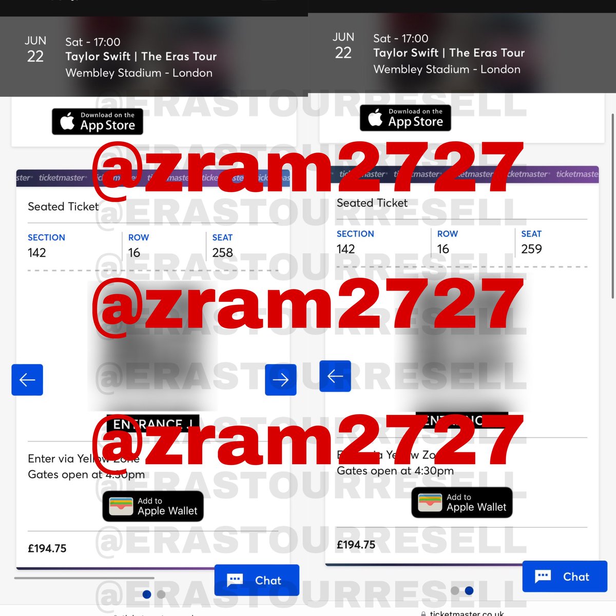 Eras Tour Resell tweet media