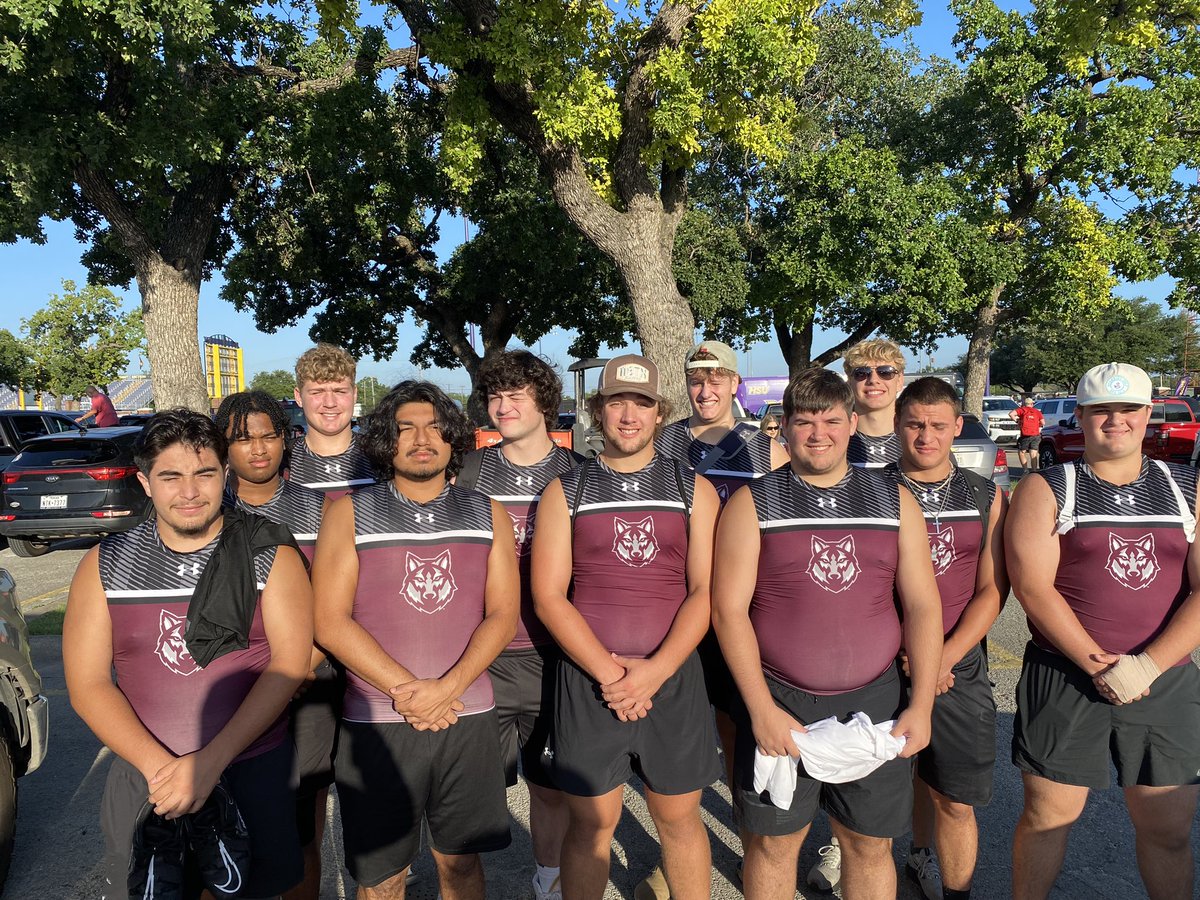 Good Morning. About to handle business at the State Lineman Challenge.