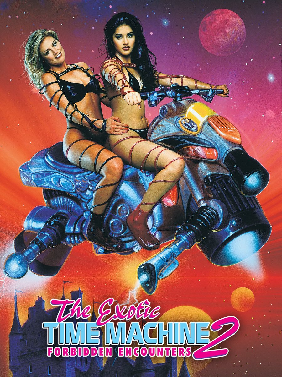 zorlo's tweet photo. Nrs 175~176 #Horror365Challenge
Furthering my studies with some advanced history courses.
"Exotic Time Machine" (1998) ⭐️½
"Exotic Time Machine 2: Forbidden Encounters" (2000) ⭐️⭐️½
🌑Full Moon Library 148/189🌑
#Horror366Challenge #MutantFam #HorrorCommunity #HorrorFam https://t.co/cIUo7kbEha