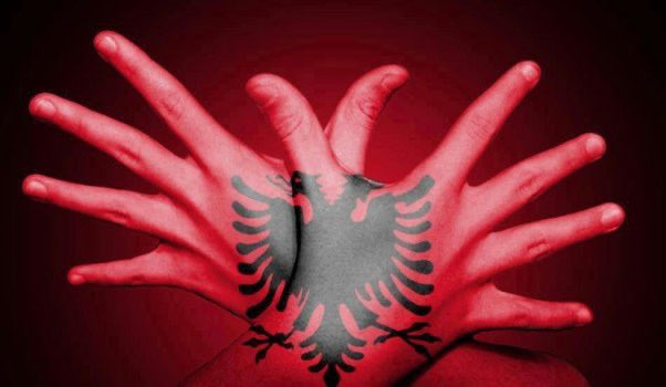 GallopeniMergim's tweet photo. UEFA and the entire world must recognize the difference between the Albanian double headed eagle hand sign and the Serbian three finger salute.

The Albanian double headed eagle hand sign represents cultural pride and unity, symbolizing Albanian heritage without any wartime connotations  

In contrast, the Serbian three finger salute, made by extending the thumb, index, and middle fingers, is associated with conflict. It was used by Serbian forces during the Yugoslav Wars to symbolize defiance and nationalism.
This gesture has strong associations with conflict and aggression.