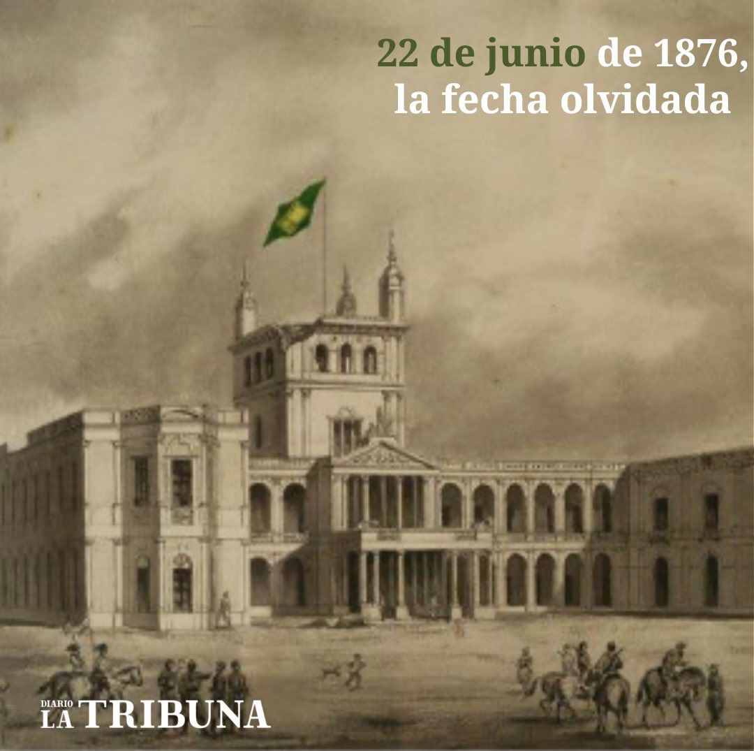 TribunaParaguay's tweet photo. 📚#Especiales 

Sin lugar a duda, una de las fechas más importantes de la historia del Paraguay, hoy completamente olvidada, es el 22 de junio de 1876, día de la total desocupación del Paraguay por parte de las tropas brasileñas.

Después de prolongadas e infructuosas tratativas, el 3 de febrero de 1876 se consiguió firmar en Buenos Aires el tratado de límites con la Argentina, un hecho histórico que marcó a nuestro país. 

🗣️ @fabian_1978 cuenta todos los detalles sobre lo ocurrido en aquella histórica fecha. 

👉🏻Lee el artículo completo aquí: https://t.co/xwPbOz8fBN