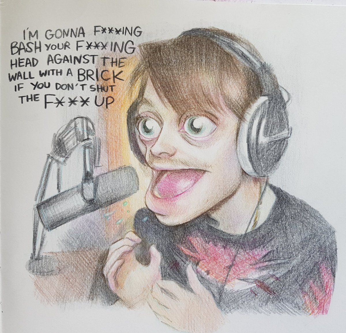 artboober's tweet photo. Yo @Baited_Podcast thanks for coming back to discuss the frog cretin! Check out my fanart sketch https://t.co/0oJGzwO76T